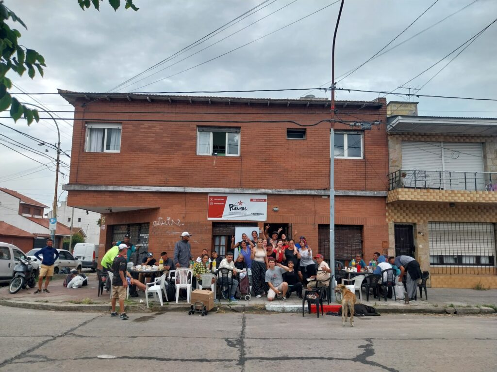 Se realizó un almuerzo de fin de año para personas en situación de calle