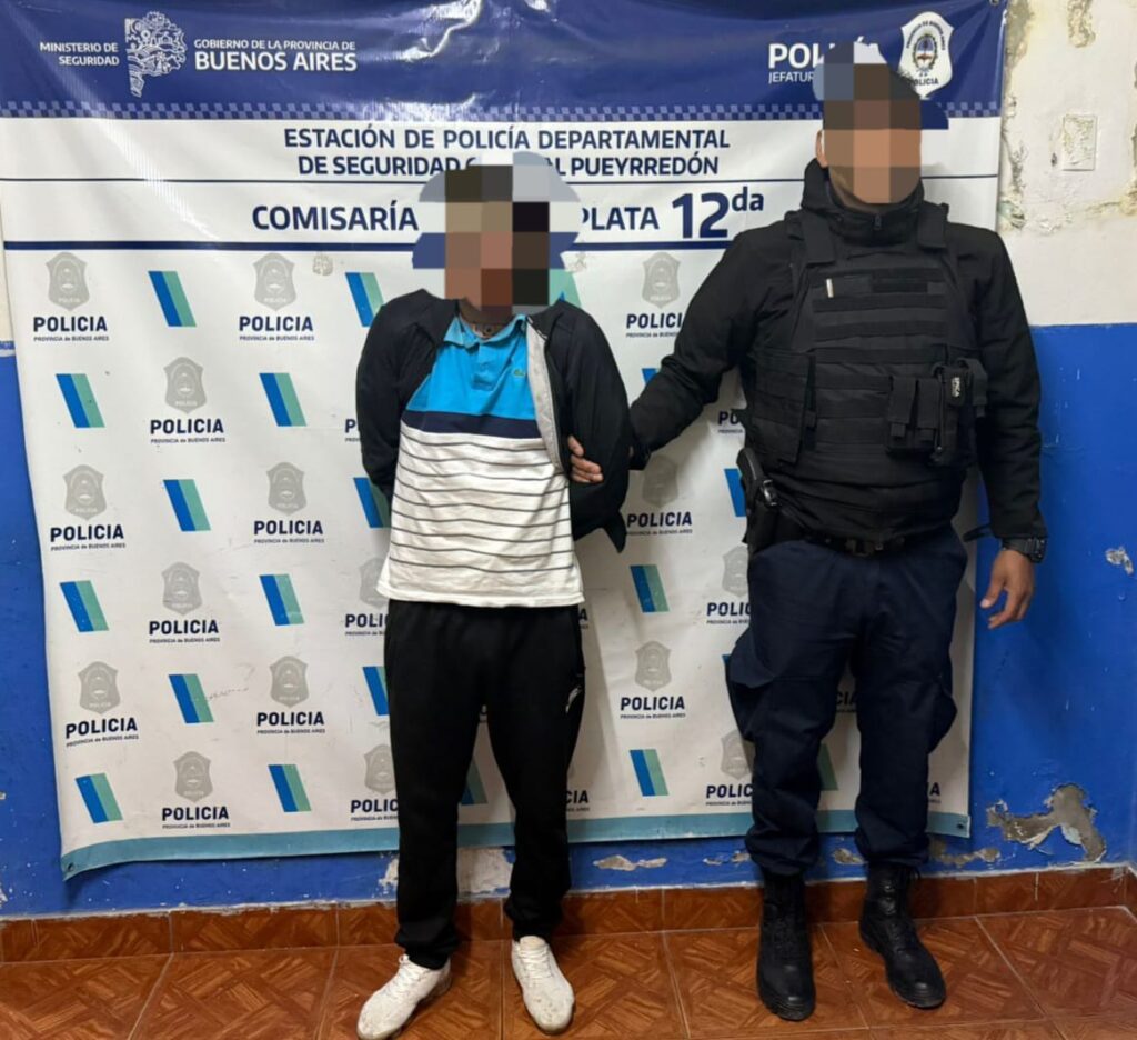 Tenía arresto domiciliario, amenazó y golpeó a su hermana y terminó en Batán
