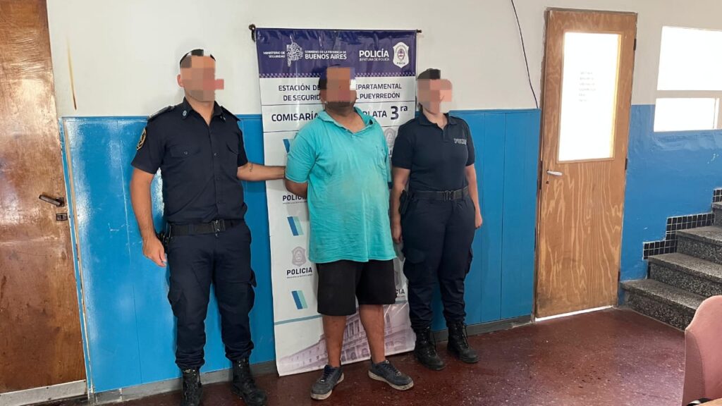 Le pegó a su ex pareja con un palo y terminó en Batán