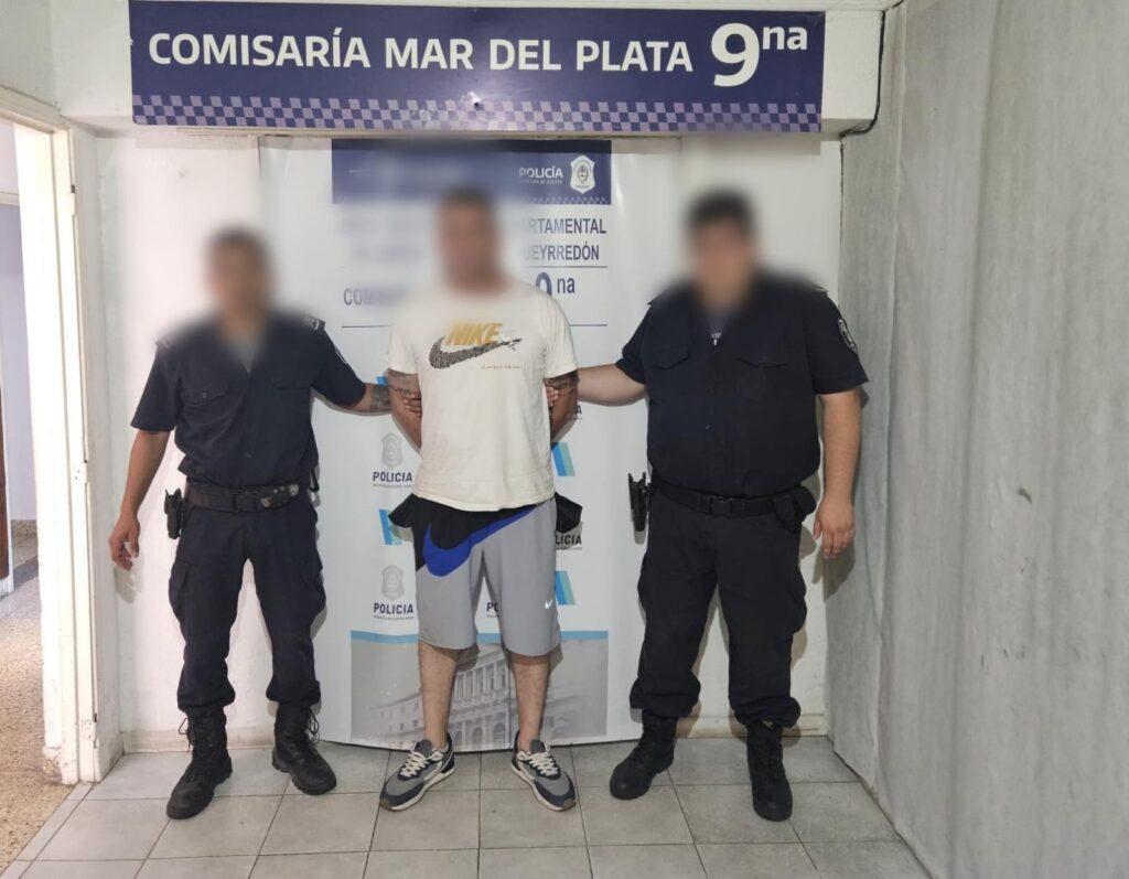 Peligroso delincuente cayó durante un control policial