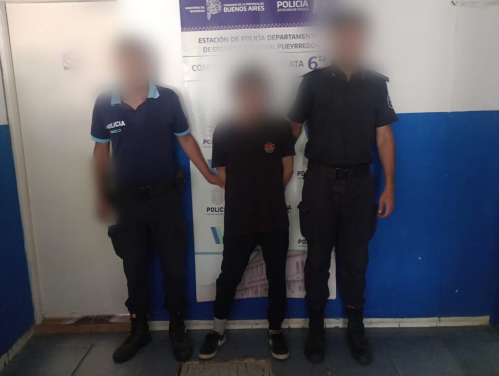 Un detenido tras una allanamiento por desobediencia y amenazas