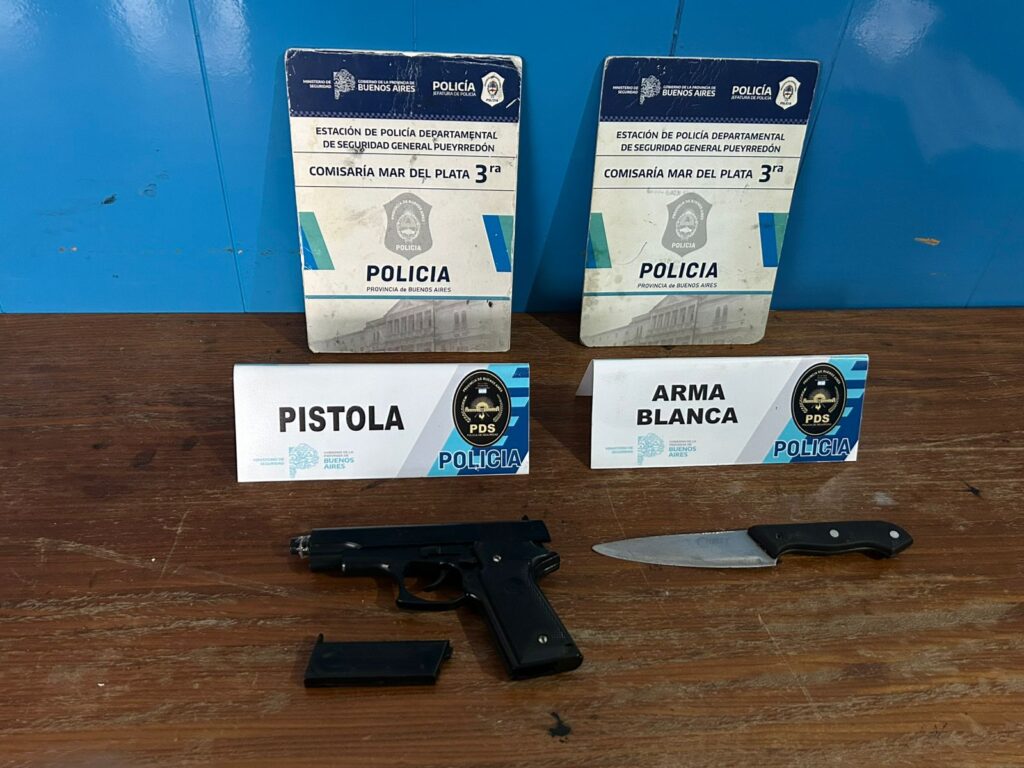 Robó una cartera con un pistola de utilería y un cuchillo: aprehendido