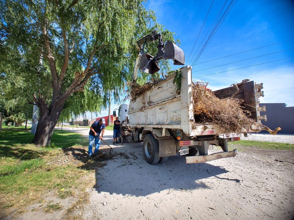 El Municipio retira más de 400 toneladas de residuos al mes en distintos barrios de la ciudad