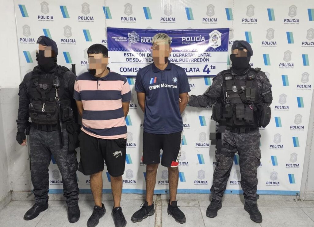 Atacaron a una joven con gas pimienta para robarle el celular y terminaron aprehendidos