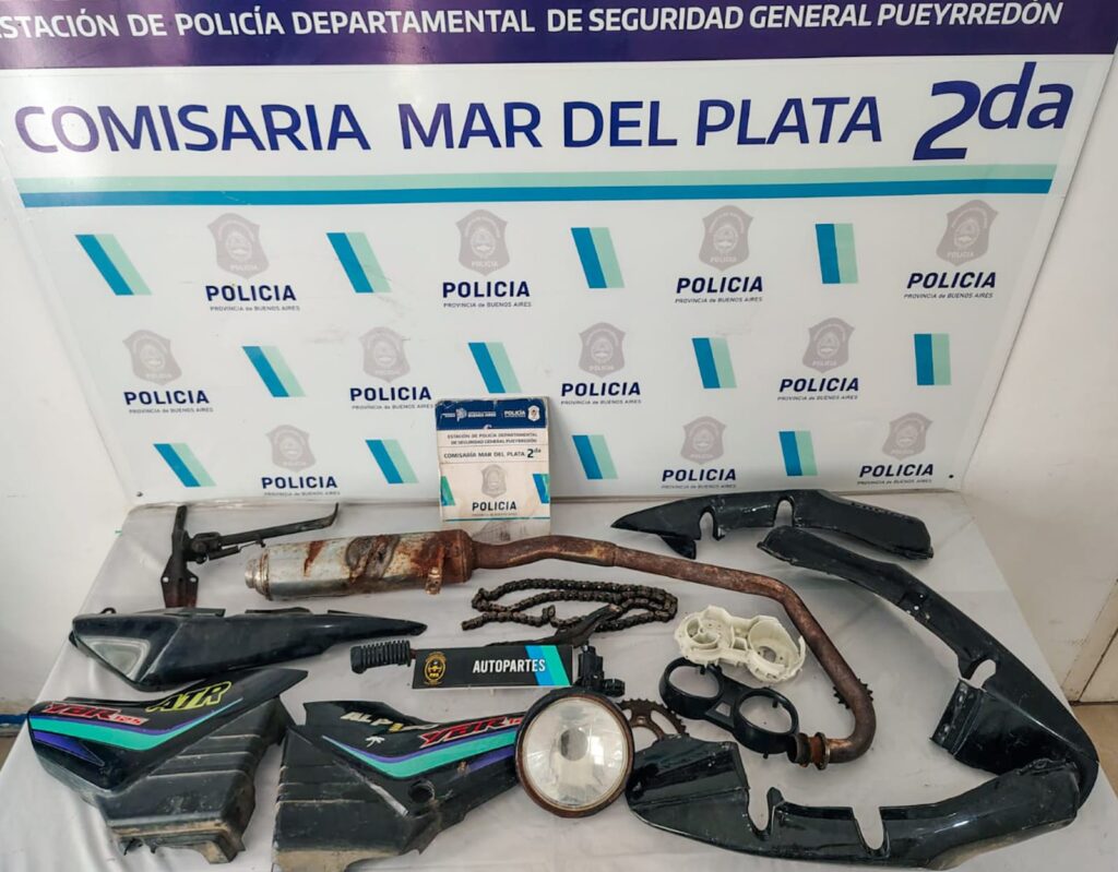 Durante un allanamiento encontraron «motopartes» y una planta de marihuana