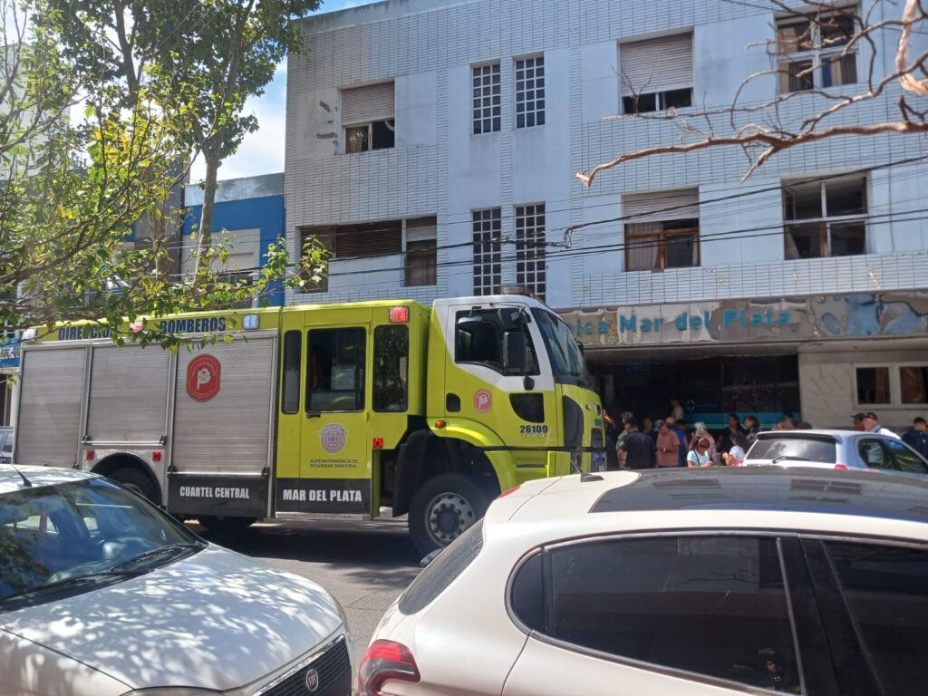 Video: alarma y evacuación en el Hospital Español por un principio de incendio