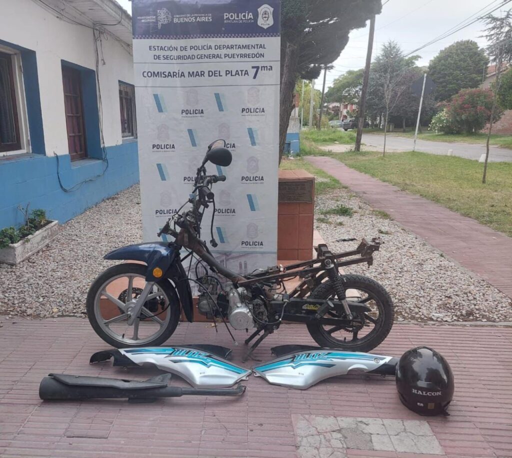 Recuperaron una moto robada: un aprehendido más a Batán
