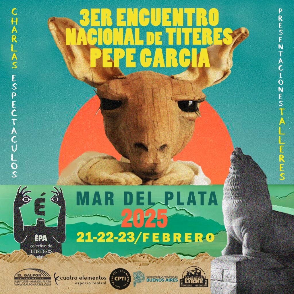 Se viene el 3º Encuentro Nacional de Títeres “Pepe García”
