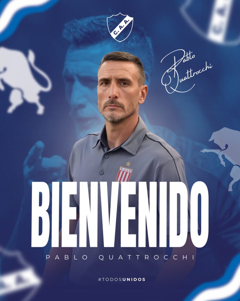 Pablo Quattrocchi es el nuevo director técnico de Alvarado