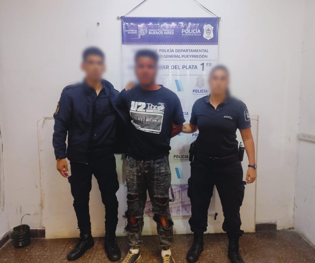 Agredió brutalmente a dos efectivos policiales y los mandó al hospital