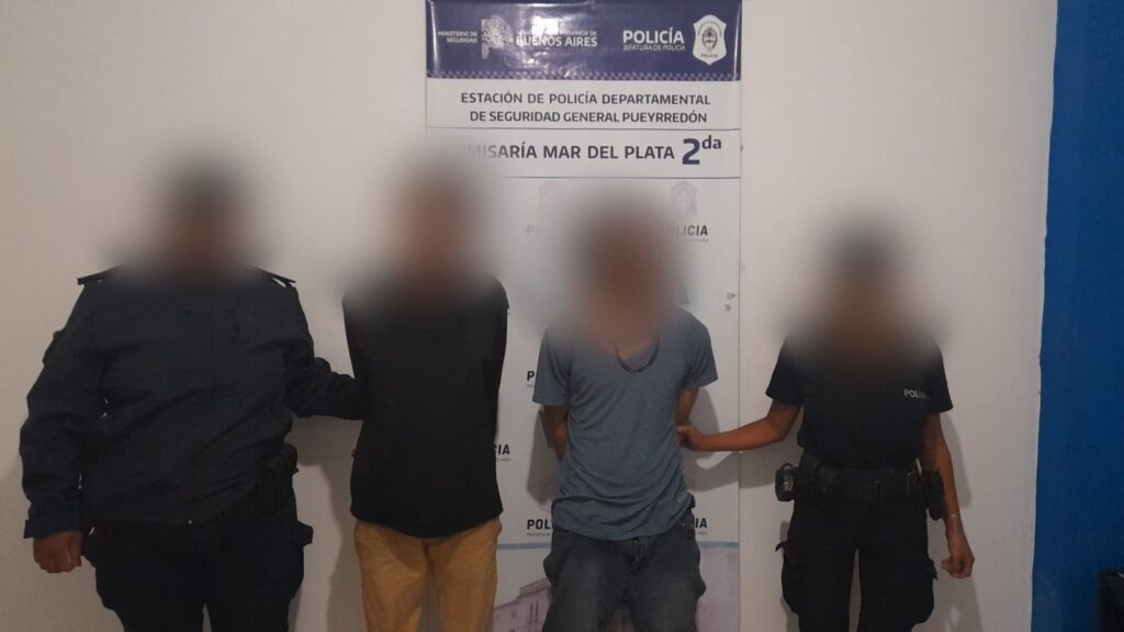 Video: amenazaron con un hierro a un empleado de una heladería, intentaron escapar pero terminaron aprehendidos