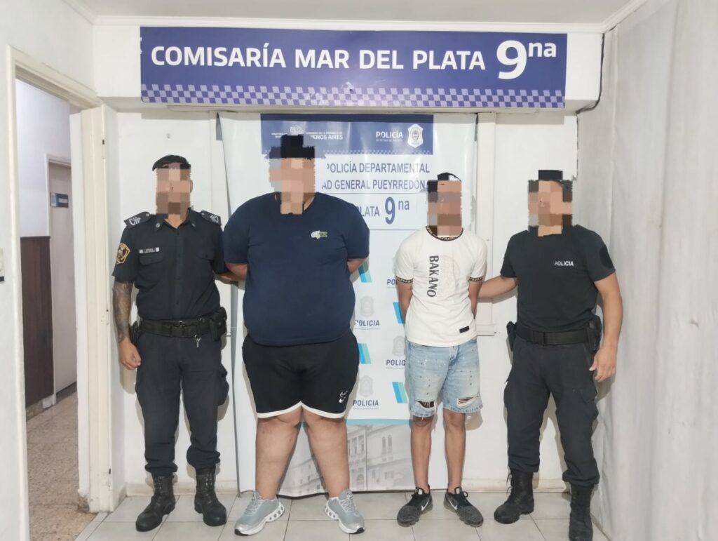 Quedaron aprehendidos tras intentar robar una ruda de camioneta