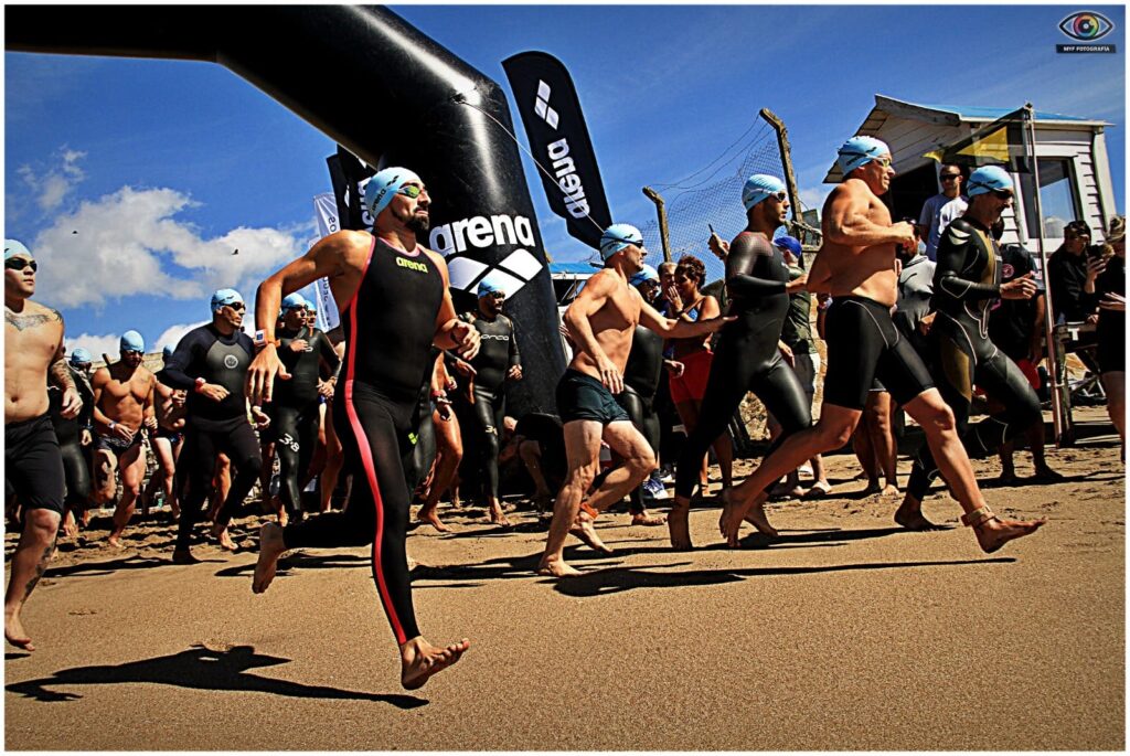 Bastiani y Uribe ganaron «La Revancha» de la Arena Open Water ISS
