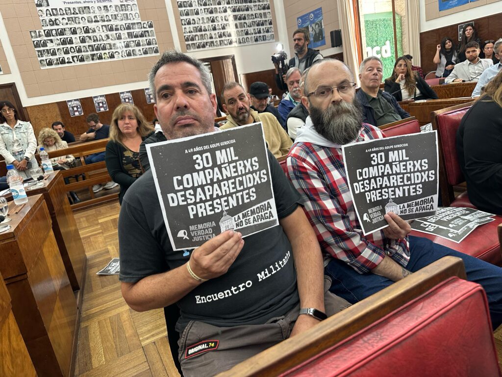 24 de marzo: «Por la democracia, los derechos humanos y en repudio el terrorismo de Estado