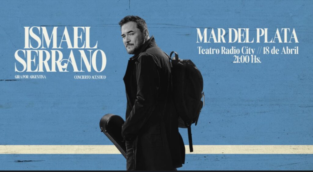 Ismael Serrano vuelve a Mar del Plata
