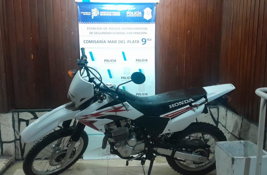 Otra vez dos menores aprehendidos por intentar robar una moto de la vía pública
