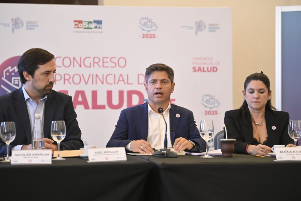 Kicillof y Kreplak encabezaron la 4º edición del Congreso Provincial de Salud