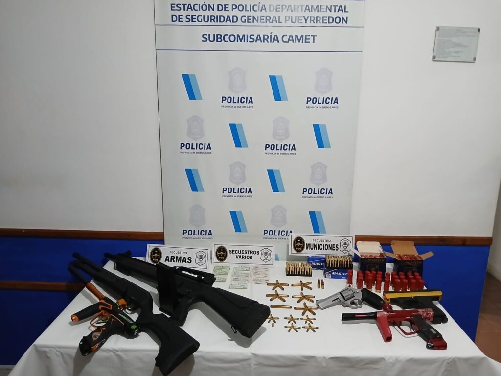 Atropelló y mató a un menor, lo allanaron y encontraron un arsenal