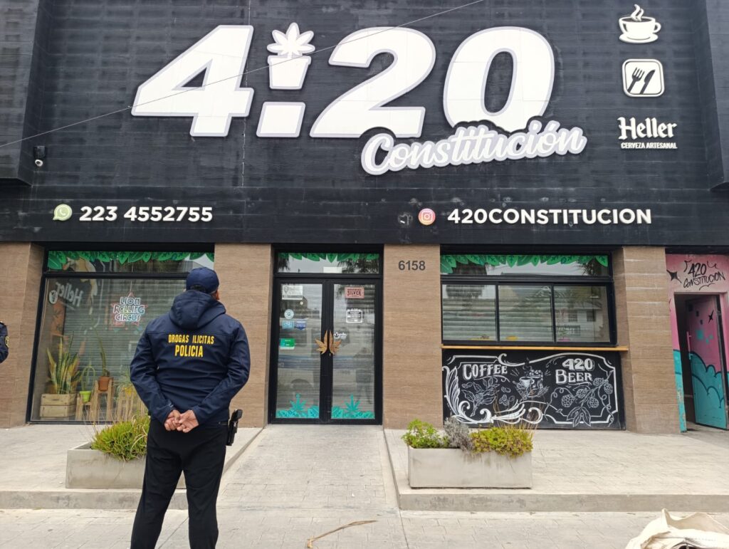 Reconocido local de Constitución era una tapadera para vender marihuana: secuestraron un arma y 40 mil dólares
