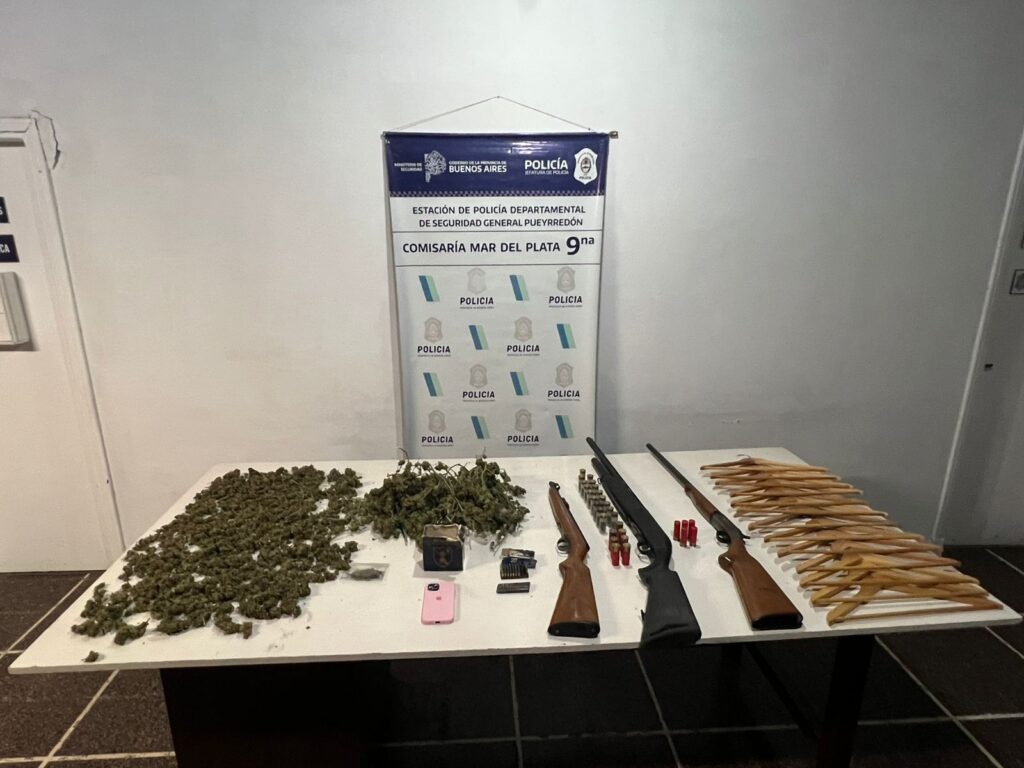 Tras un robo a un reconocido comercio de la calle Güemes encontraron drogas y un arsenal