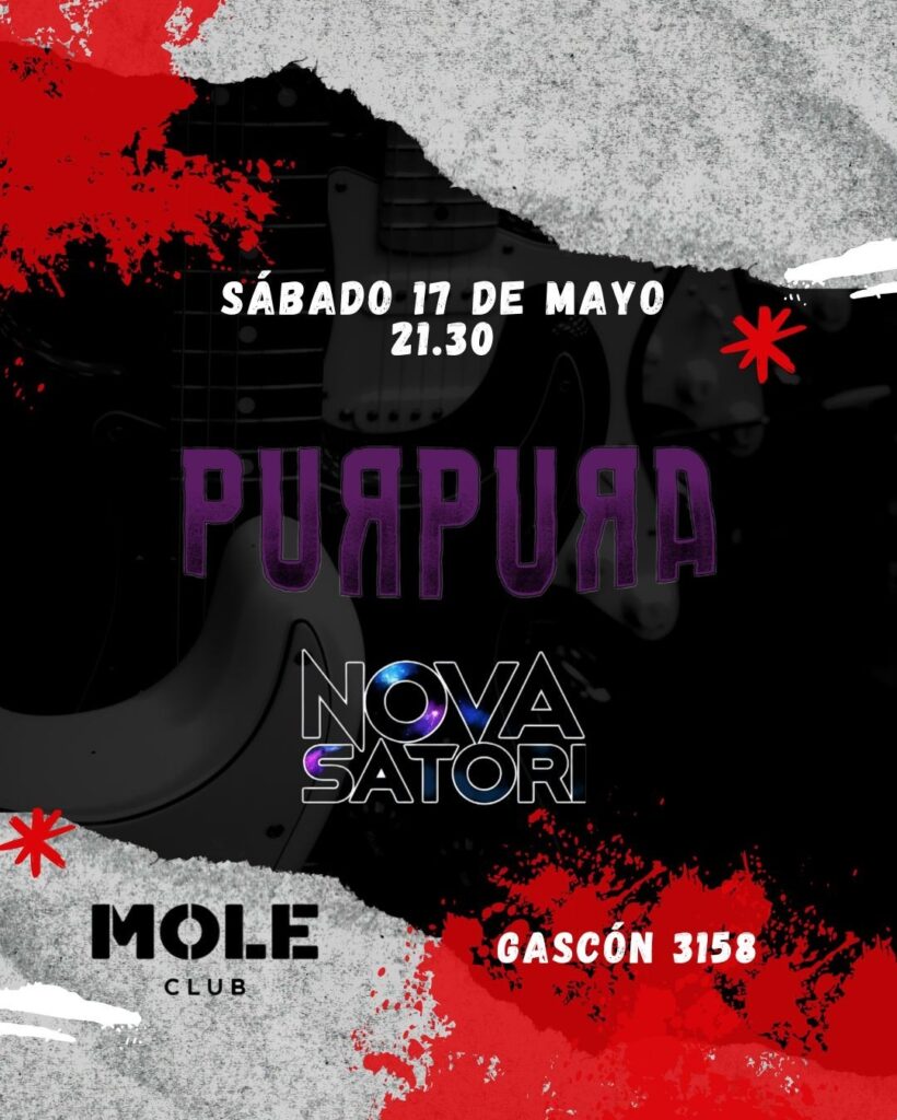 Se viene Púrpura en vivo en Mole Club