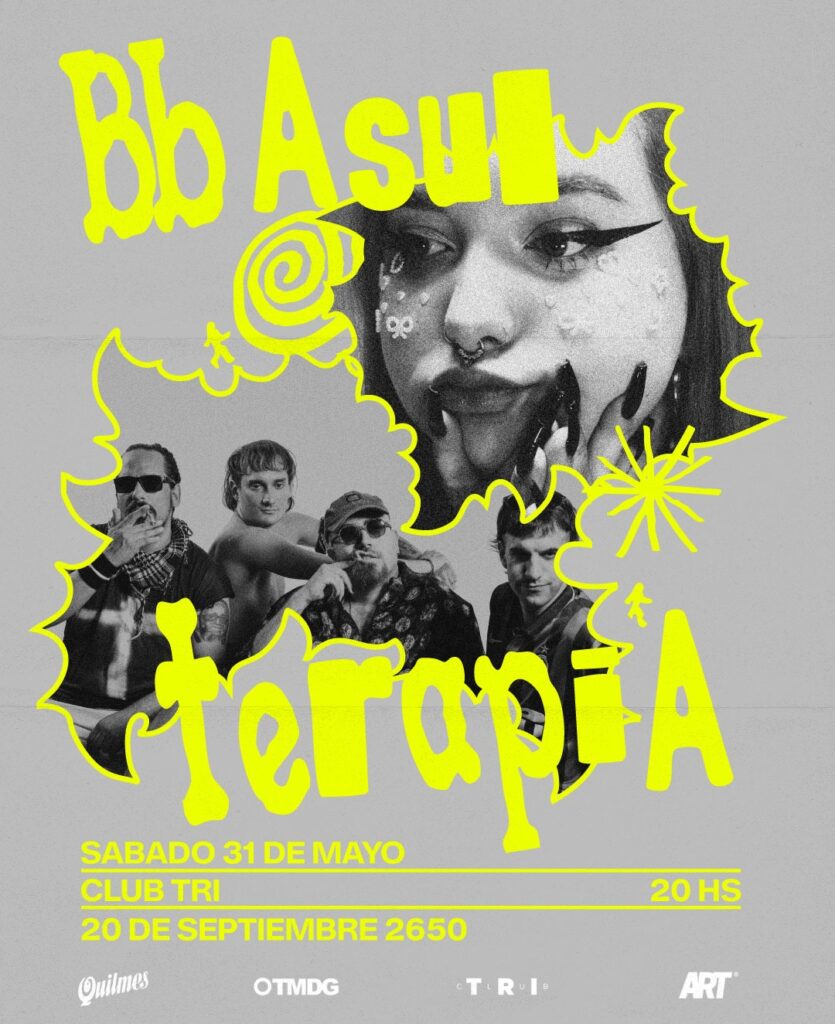 BB ASUL y Terapia se presentan en Club TRI: doble fecha con lo mejor del pop alternativo y el funk rock