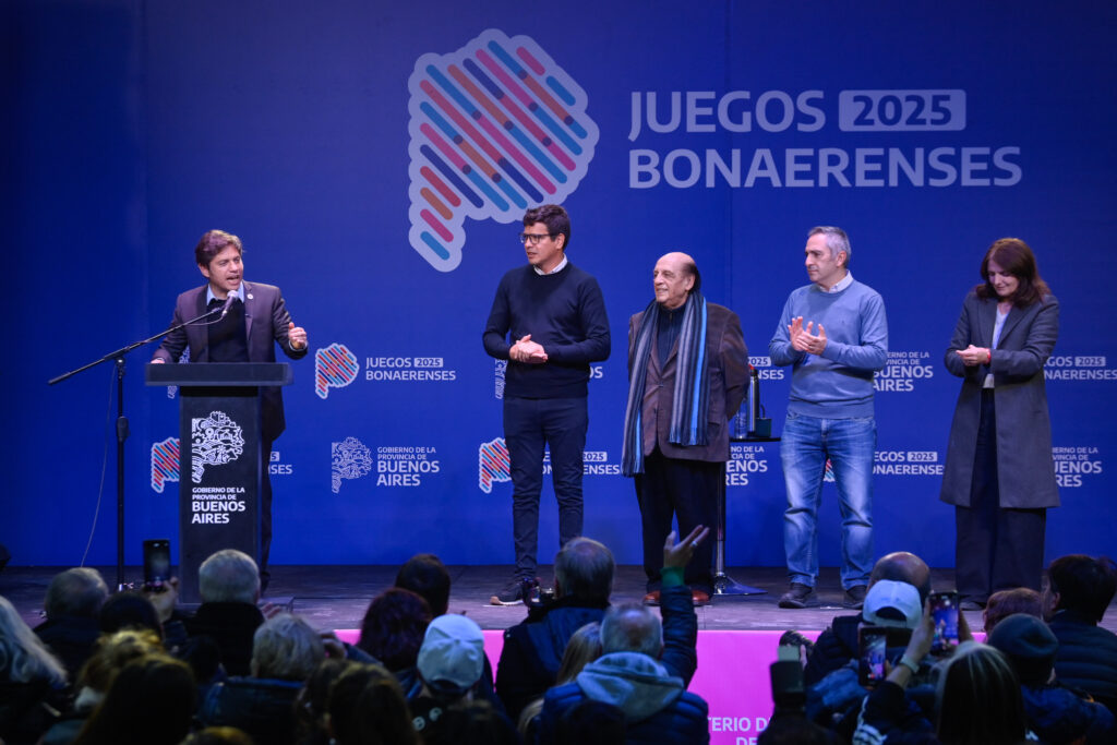 Kicillof presentó los Juegos Bonaerenses 2025: la final será en Mar del Plata