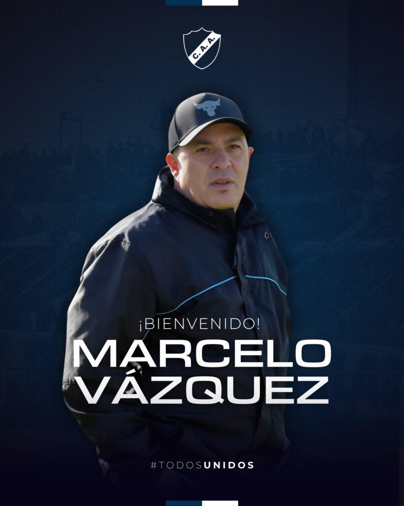 Marcelo Vázquez es el nuevo técnico de Alvarado