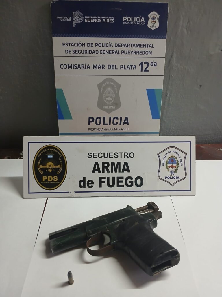 Intentó evadir a la policía pero terminó aprehendido: portaba un arma cargada
