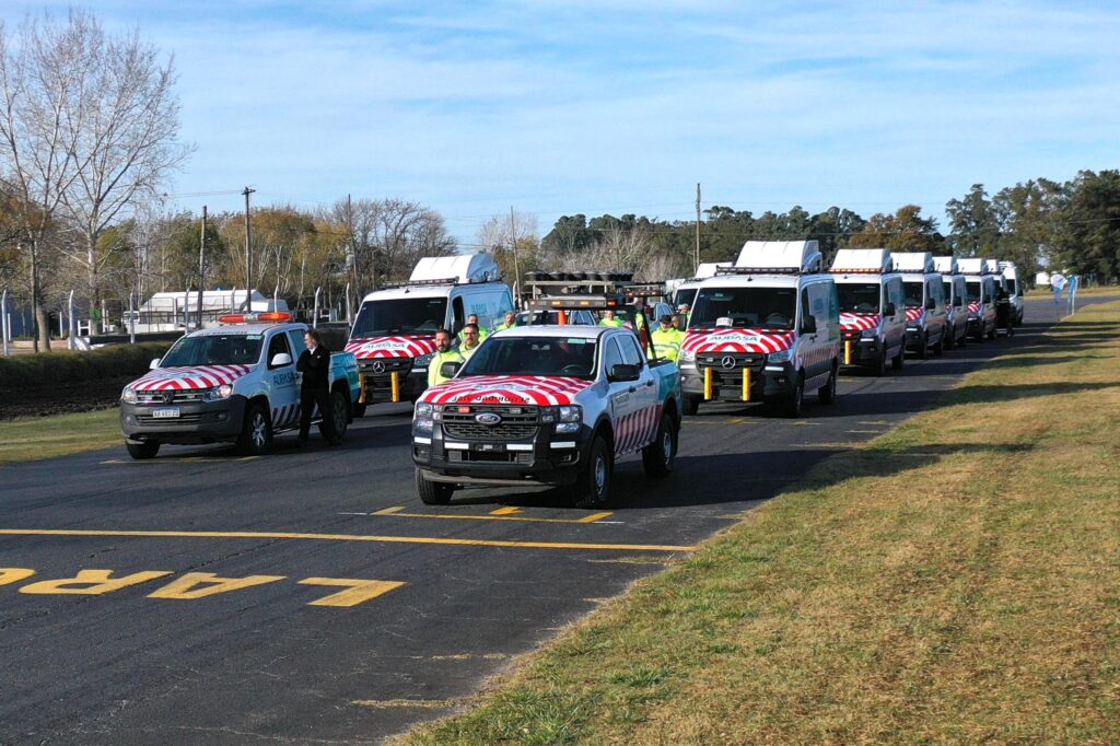 Seguridad vial: Aubasa incorporó 14 nuevos móviles para el corredor del atlántico