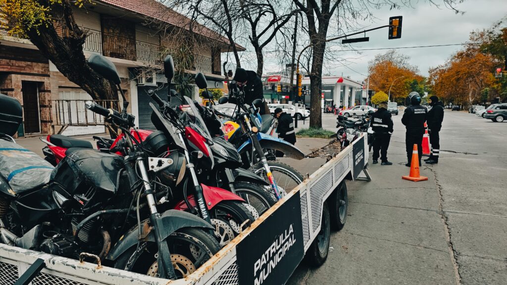 Operativos en la vía pública: 195 motos secuestradas y 118 infracciones a trapitos en lo que va de junio