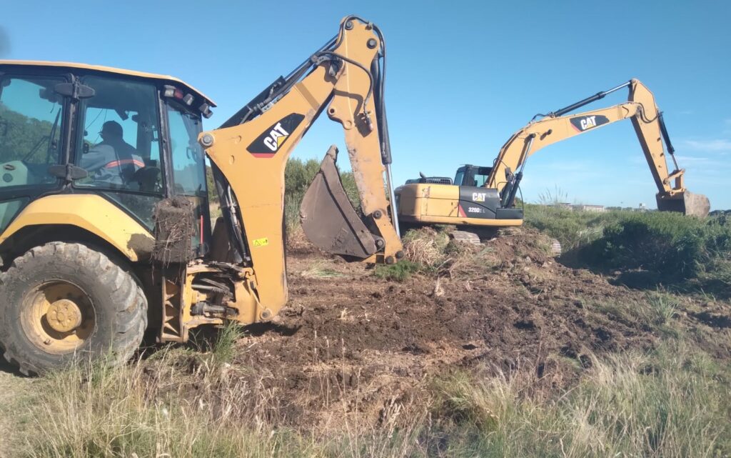 Prevención de Incendios: Obras Sanitarias avanza con los trabajos en el predio de la EDAR
