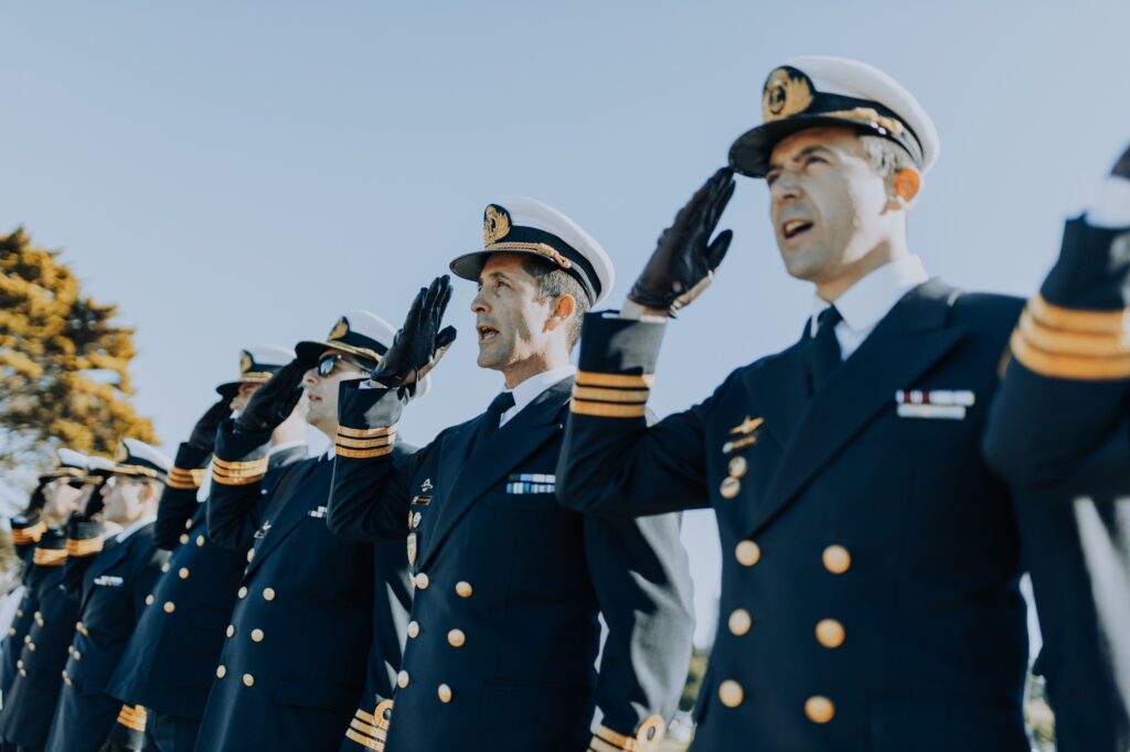 Se realiza la ceremonia de Relevo de Guardia de las Fuerzas Armadas con presencia en Mar del Plata