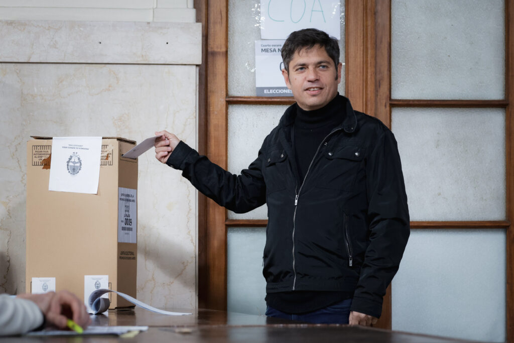 Axel Kicillof: «Es una elección muy importante, todos le están dando gran relevancia»