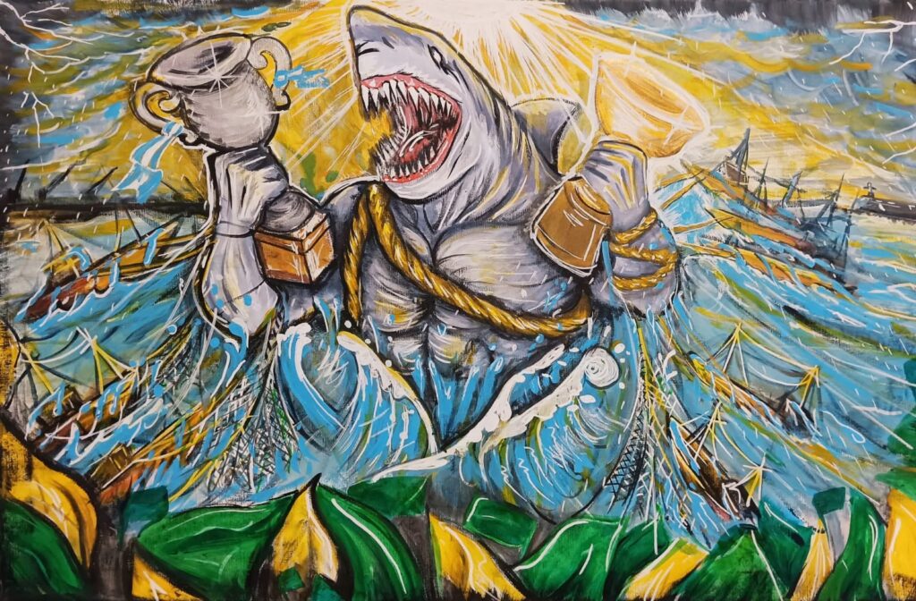 Aldosivi expone su arte en la muestra “Fútbol, Pasión y Cultura” de AFA