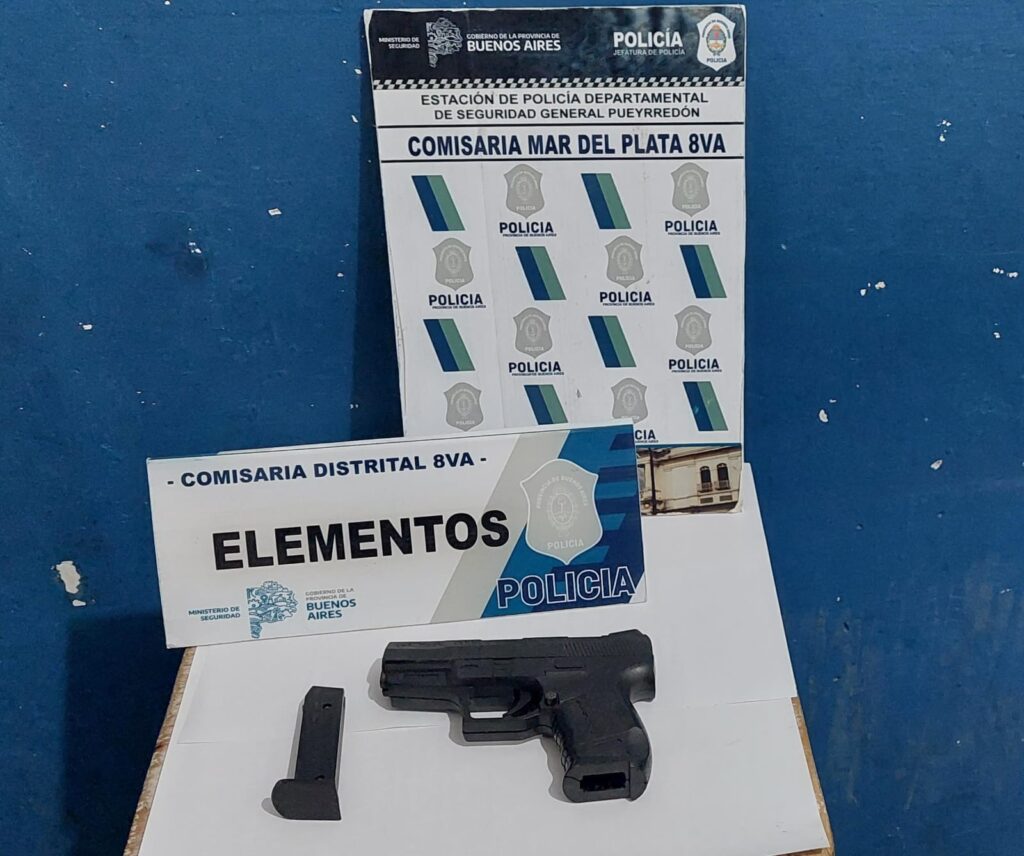 Entró a la casa de su tía y la amenazó con una réplica de un arma: había menores de edad