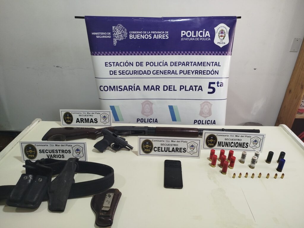 Una disputa por un departamento terminó con un herido, dos aprehendidos y el secuestro de un arsenal