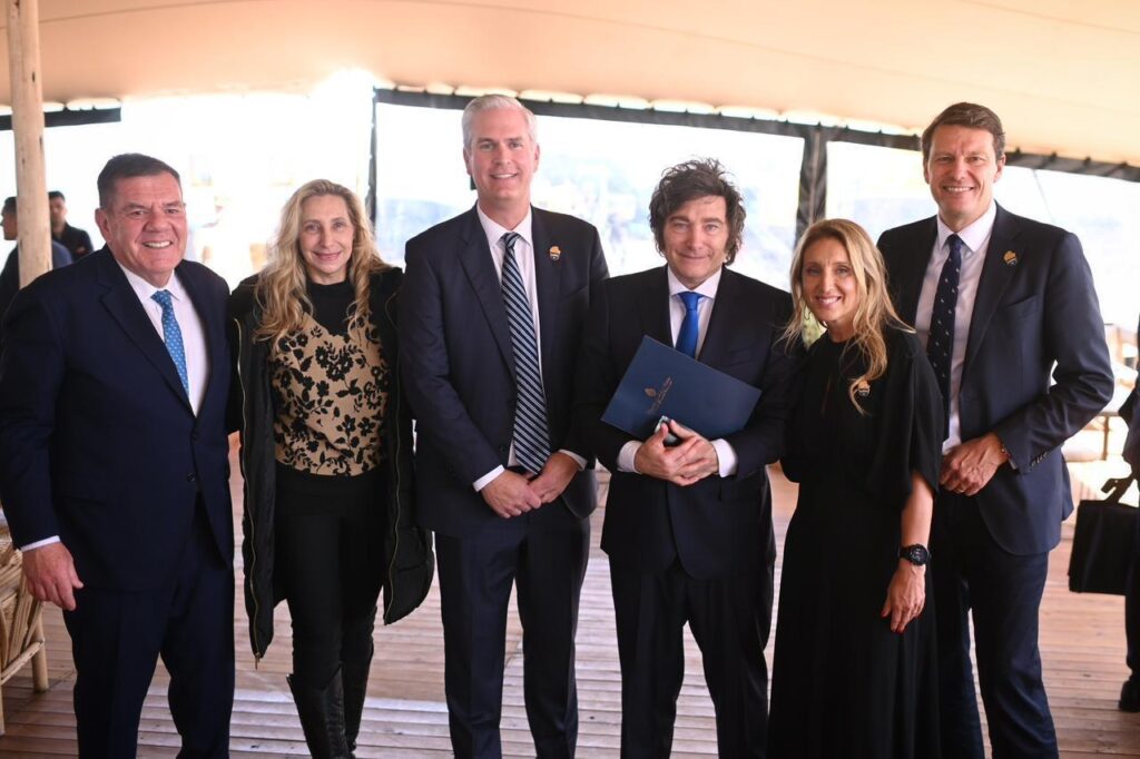Con la presencia de Milei, Santilli y Montenegro: inauguran la planta de Lamb Weston
