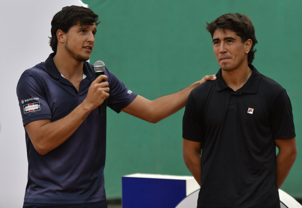 Comesaña y Darderi regalaron tenis, risas y un lleno total en el Náutico