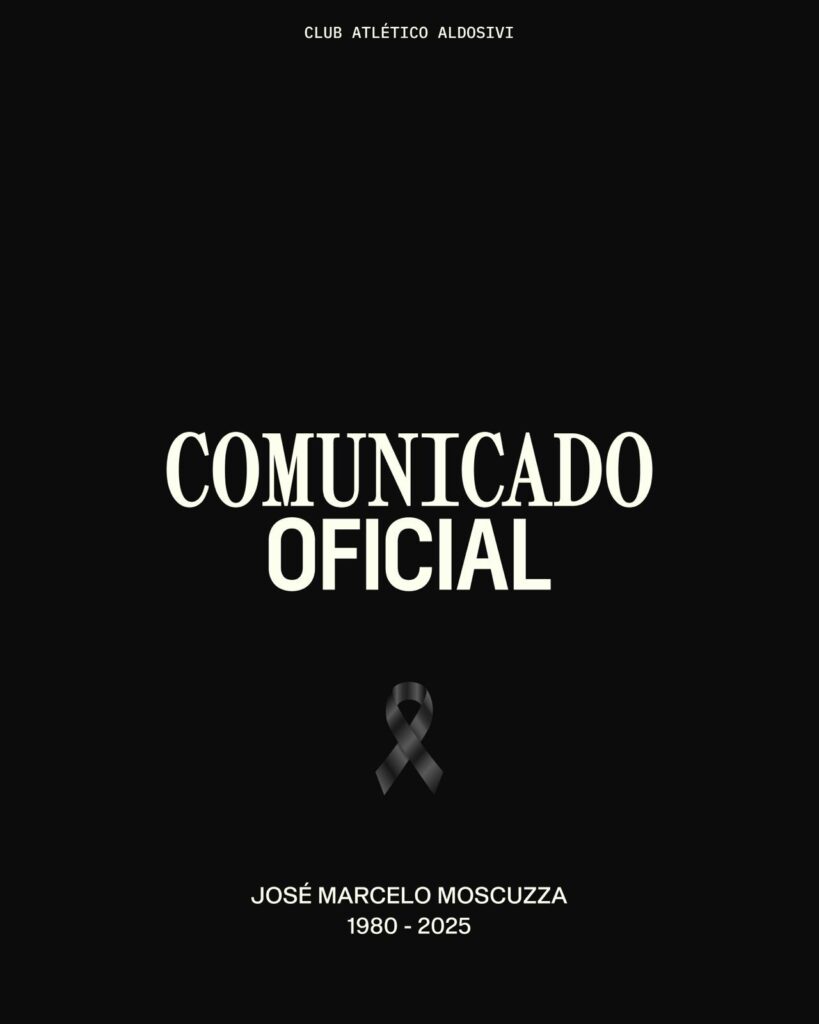 Aldosivi emitió un comunicado lamentando el fallecimiento de José Moscuzza: «Hasta siempre»
