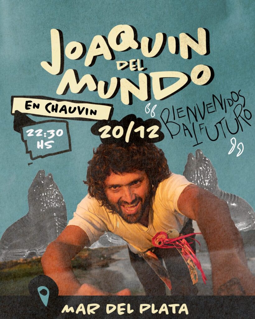 Cambio de escenario: Joaquín del Mundo cierra el año con un show a banda completa en Chauvín