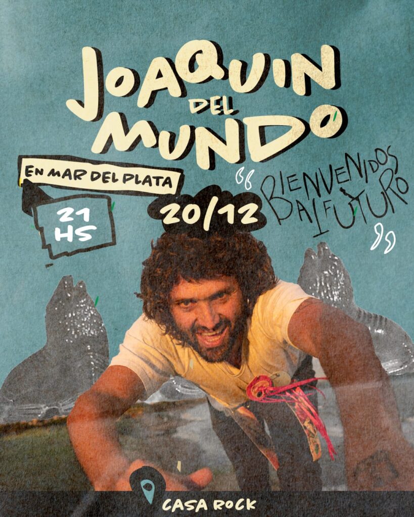 Joaquín Del Mundo cierra el año en Mar del Plata con un show a banda completa