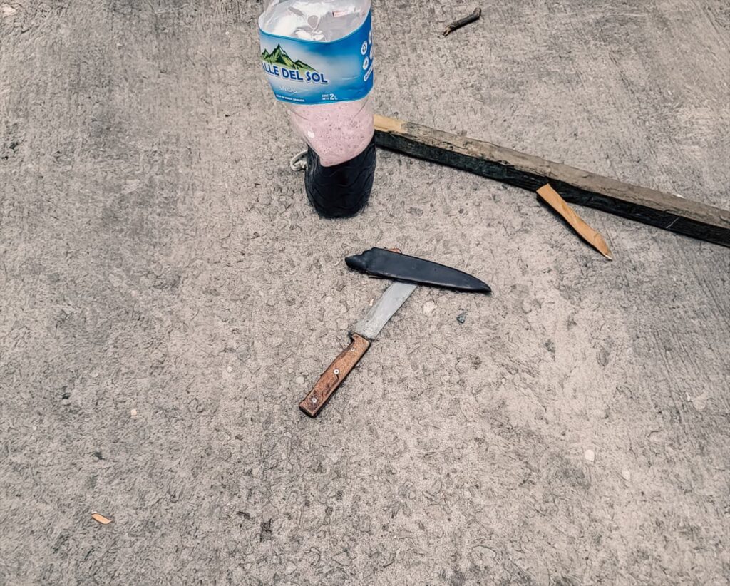 La Patrulla Municipal intervino ante un trapito que realizaba disturbios en la vía pública: portaba un cuchillo