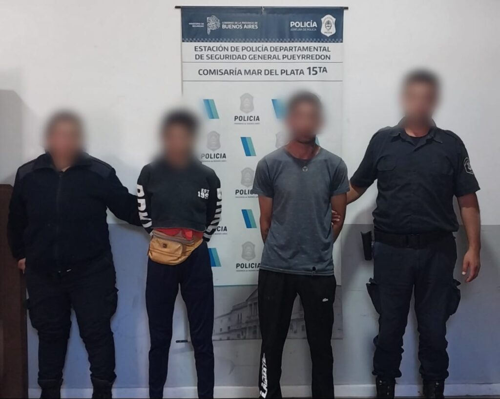 Una fuga de gas terminó con dos aprehendidos y el hallazgo de un vehículo robado en enero