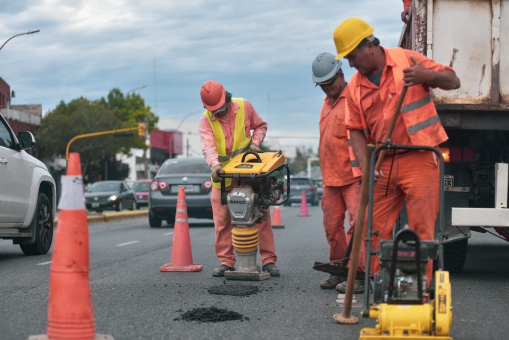 Bacheo Express, a pleno: se taparon más de 800 baches en casi 300 cuadras de cobertura