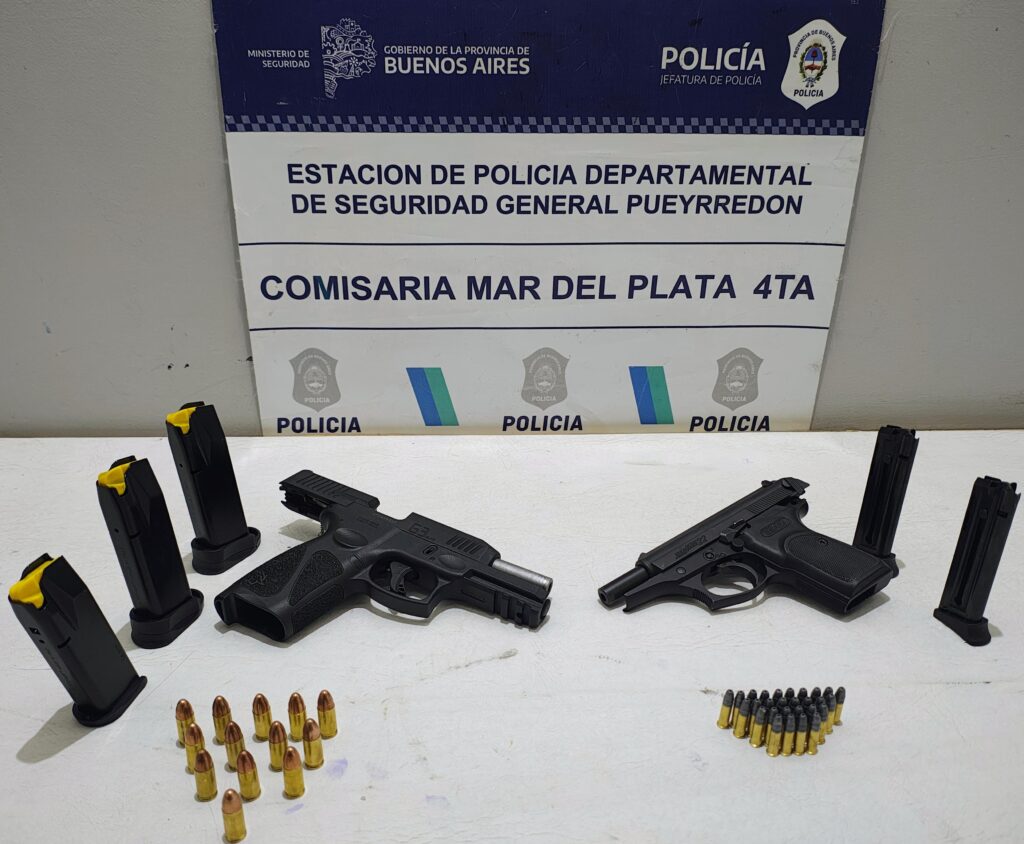 Una pelea familiar terminó con amenazas de autolesión con dos armas de fuego