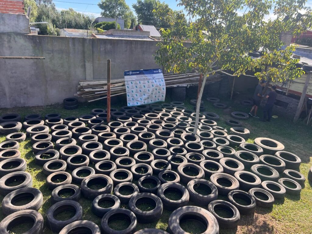 Video: mega operativo permitió secuestrar más 2600 cubiertas de una gomería de Mar del Plata