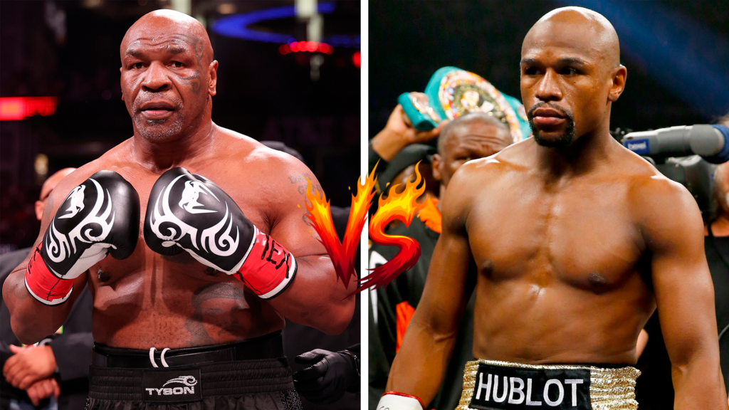 Se viene la pelea del siglo entre Floyd Mayweather y Mike Tyson