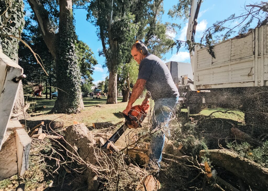 Recuperaron plaza de unos de los barrios ubicados en una Reserva Forestal