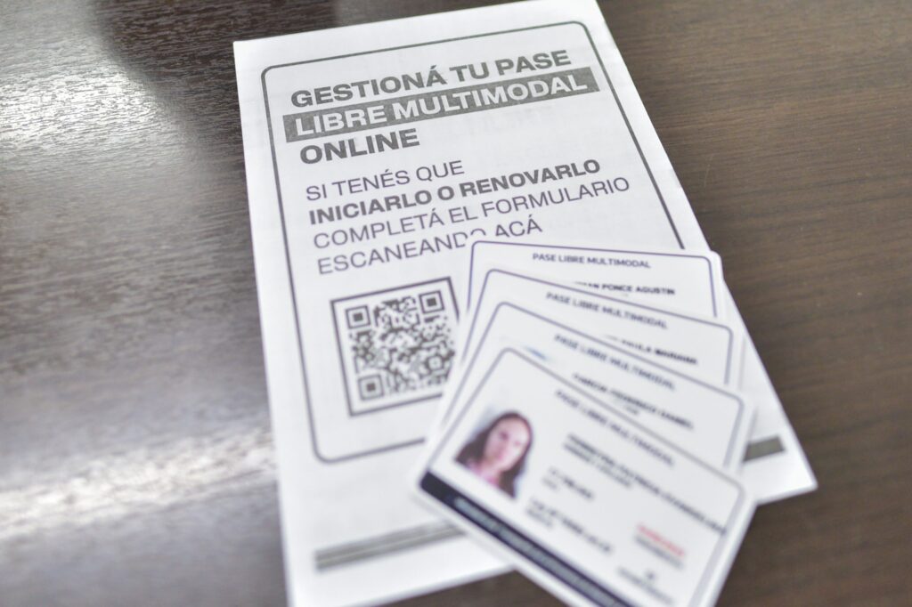 A partir del lunes se puede retirar el Pase Libre Multimodal